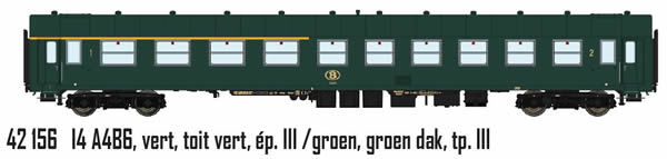 LS Models 42156 - Passenger Coach I4 A4B6